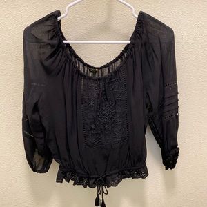 Black blouse size M